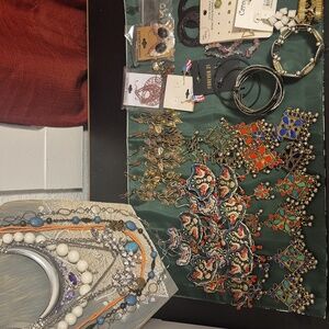 Elegant Silver and Black Jewelry Lot